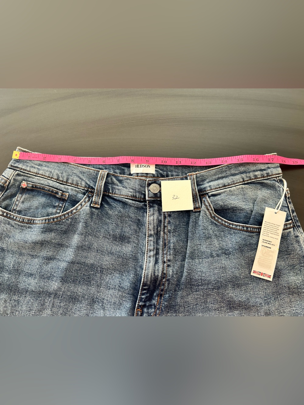 Hudson Jolene Wide Leg 3 Jeans in the Dickinson wash old money quiet luxury - Picture 8 of 16